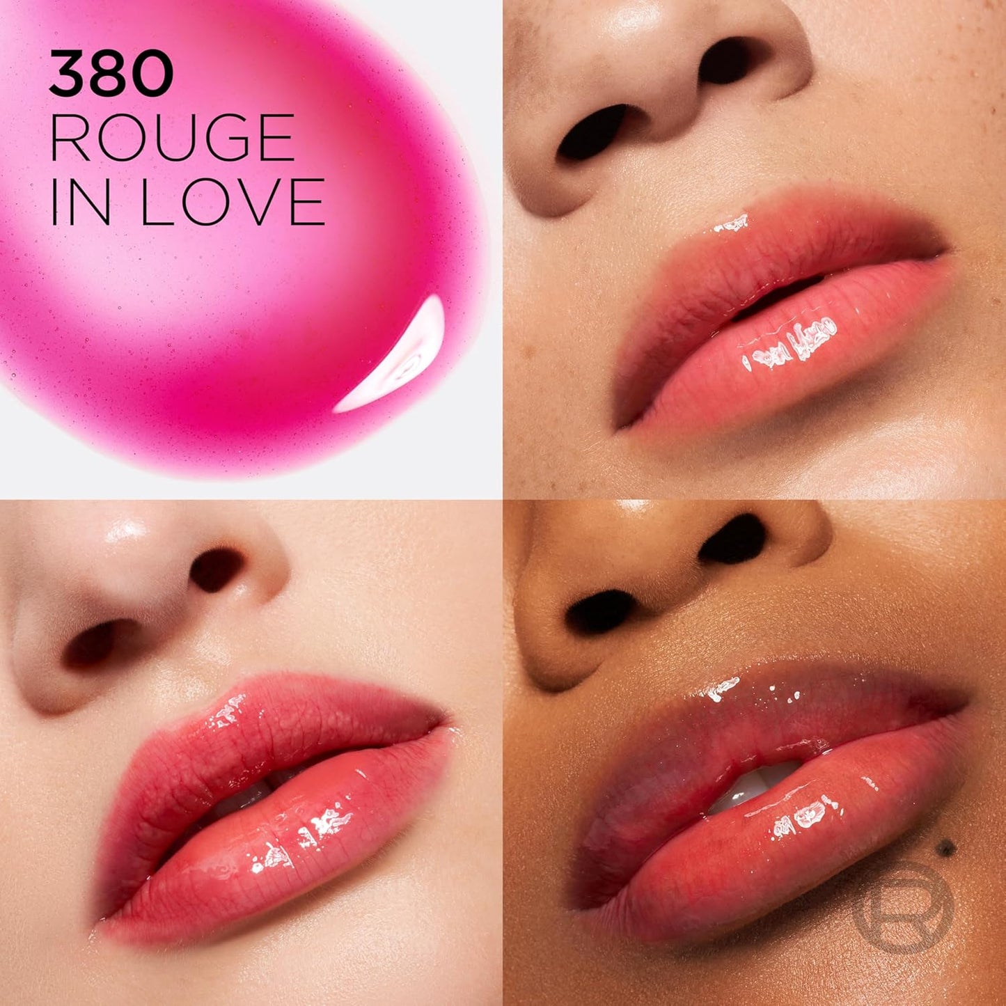 L'Oreal Paris Plump Ambition Hyaluron Lip Oil 380 Rouge In Love