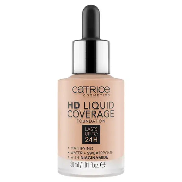 Catrice Visage HD Liquid Coverage Fond de Teint N°020 Rose Beige 30ml