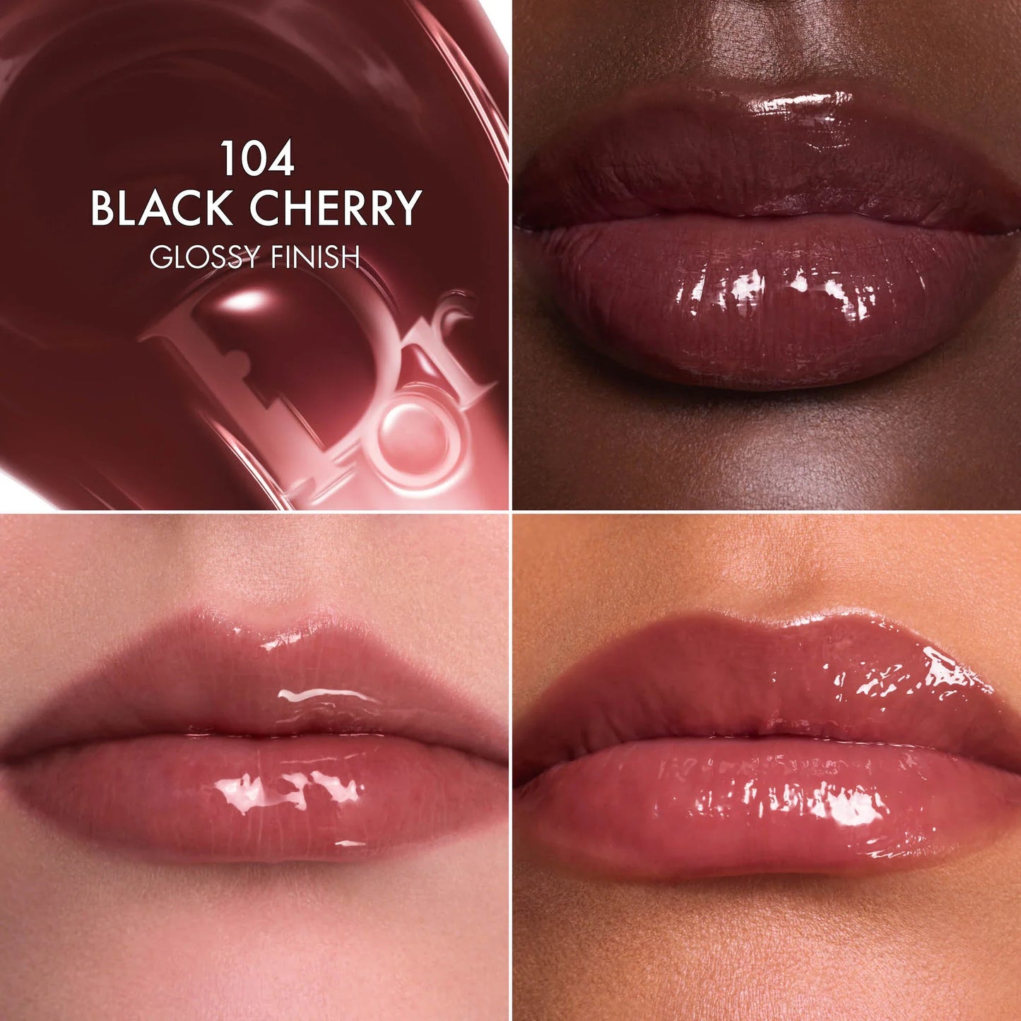 DIOR Addict Lip Glow Butter, 104 Black Cherry