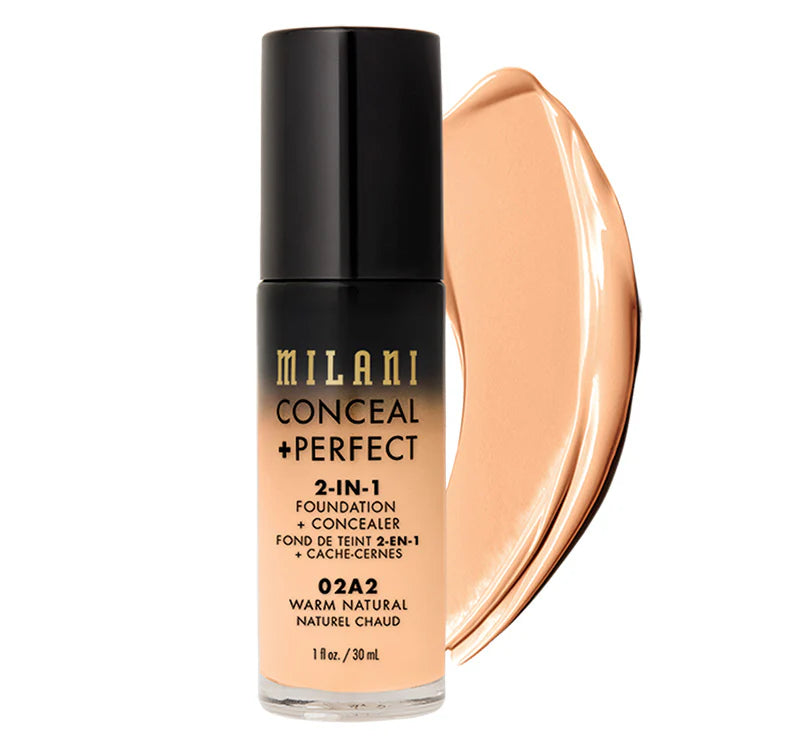 Milani Conceal + Perfect 2-In-1 Foundation in Warm Natural