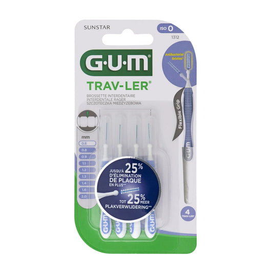 Brossette interdentaire 0,6mm Anti-bactéries Gum SUNSTAR