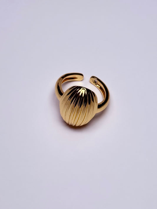 Bague ouverte unique en acier inoxydable