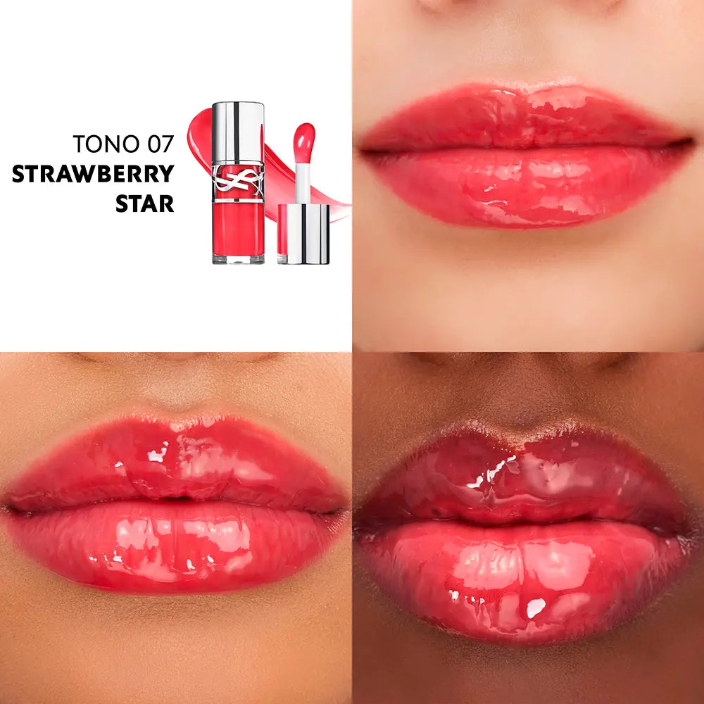 YSL Saint Laurent Loveshine Plumping Lip Oil Gloss 07 STRAWBERRY STAR