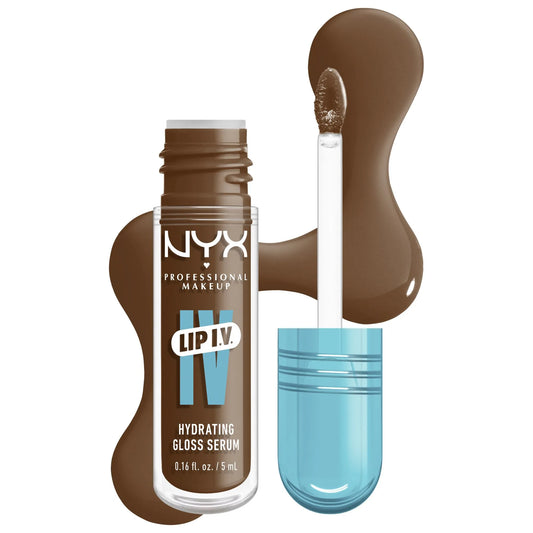 NYX Professional Makeup Lip I.V. Hydrating Gloss Serum N.03 Splash N Spice (Neutral Nude)