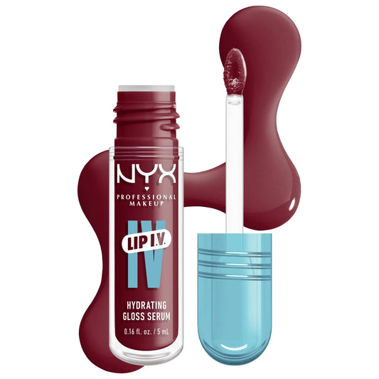 NYX Professional Makeup Lip I.V. Hydrating Gloss Serum N.09 Blush Rush (Soft Rosewood)