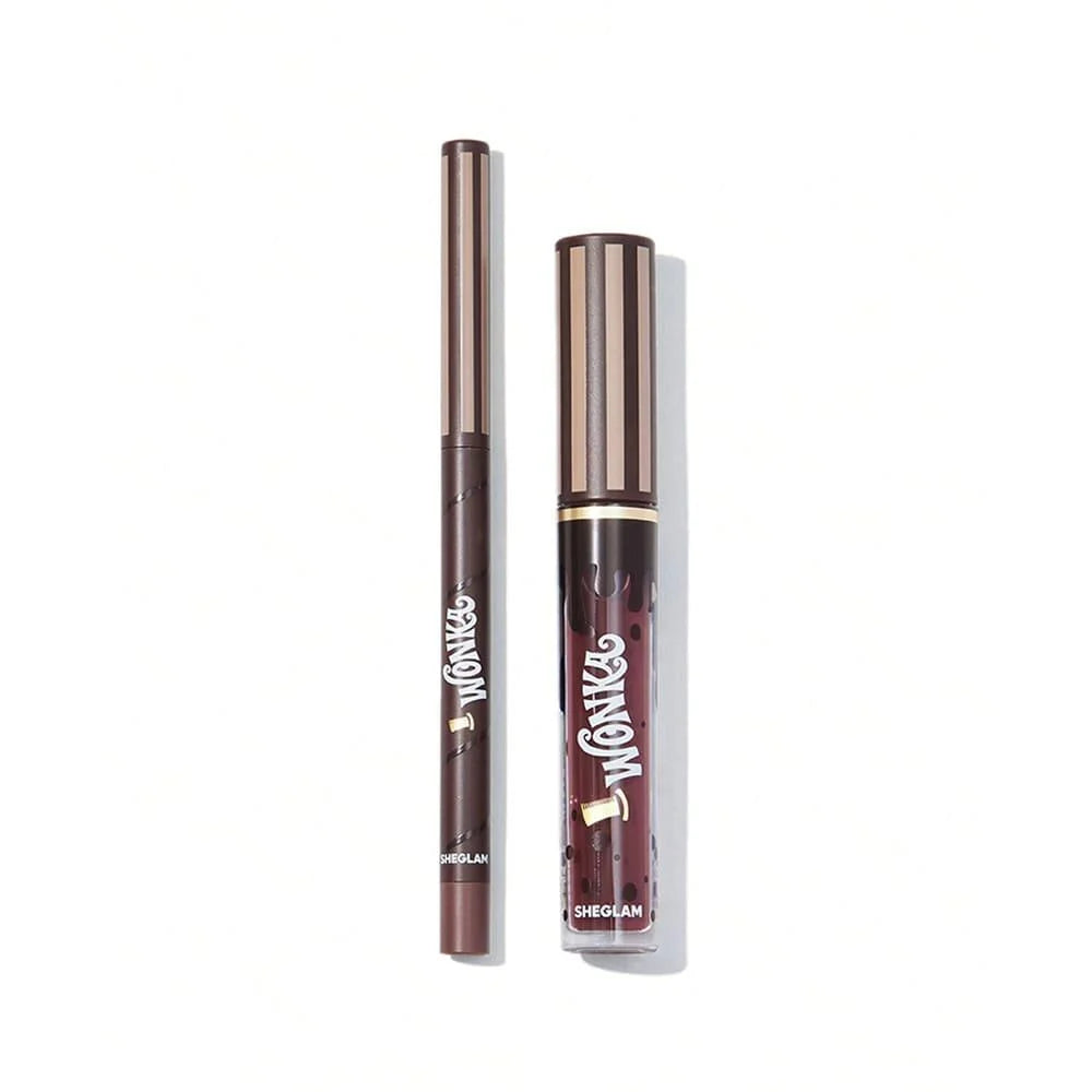 Sheglam Willy wonka Cocoa Kiss Lip Duo - Hot Fudge