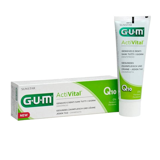 ACTIVITAL - Q10 Dentifrice Gel Gencives et Dents Saines, 75ml