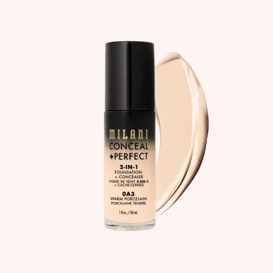 MILANI - Conceal + Perfect 2-In-1 Foundation 0A3 Warm Porcelain