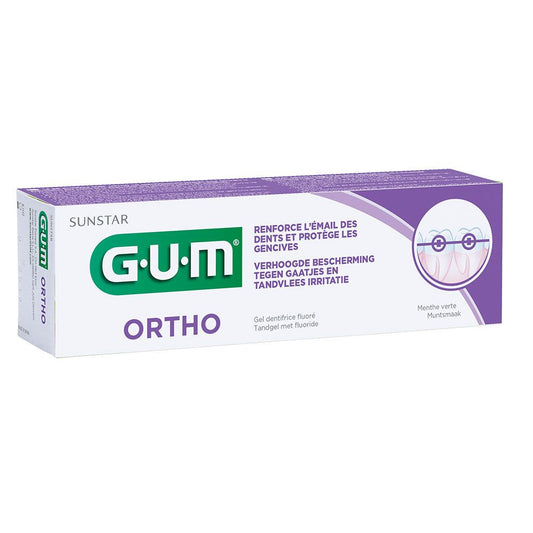 Gum Ortho gel dentifrice 75 ml