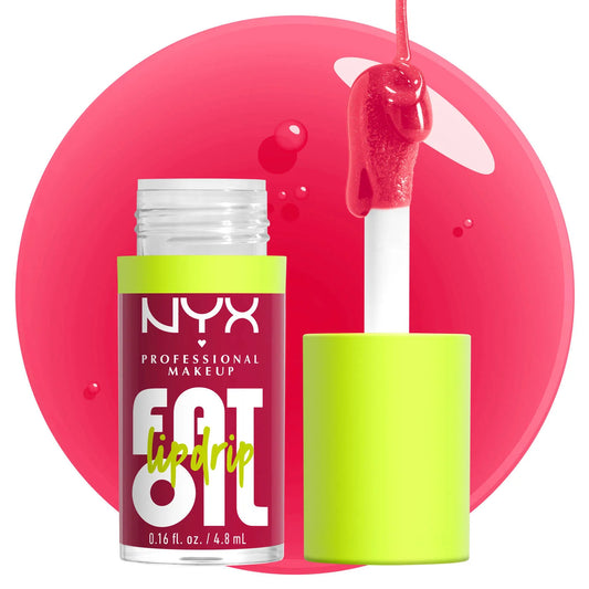 NYX Professional Makeup Fat Oil Lip Drip Hydrating Lip Gloss, 05 Newsfeed