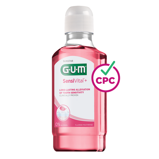 GUM SensiVital + Mouthwash- Desensitize sensitive nerves and teeth 300ml