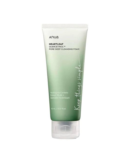 ANUA HEARTLEAF QUERCETINOL PORE DEEP CLEANSING FOAM 150 ML