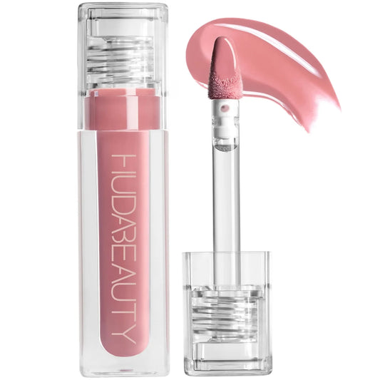 PreviousNext Huda Beauty Faux Filler Extra Shine Lip Gloss - Sugar Baby 3.9ml