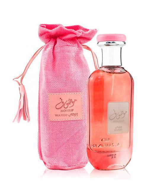 عطر موصوف وردي – الفخامة للعود‎