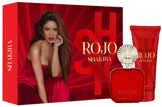 SHAKIRA ROJO ESTUCH PARFUM 50ML VAPO BODY 75ML