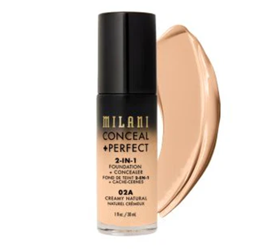 Milani Conceal + Perfect 2-In-1 Foundation + Concealer Creamy Natural