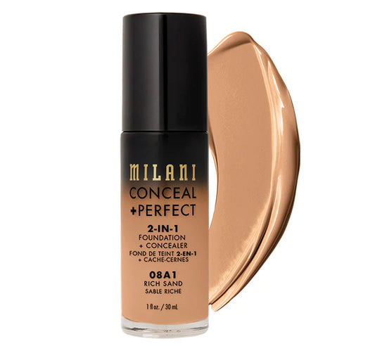 Milani Conceal + Perfect 2-In-1 Foundation in Rich Sand