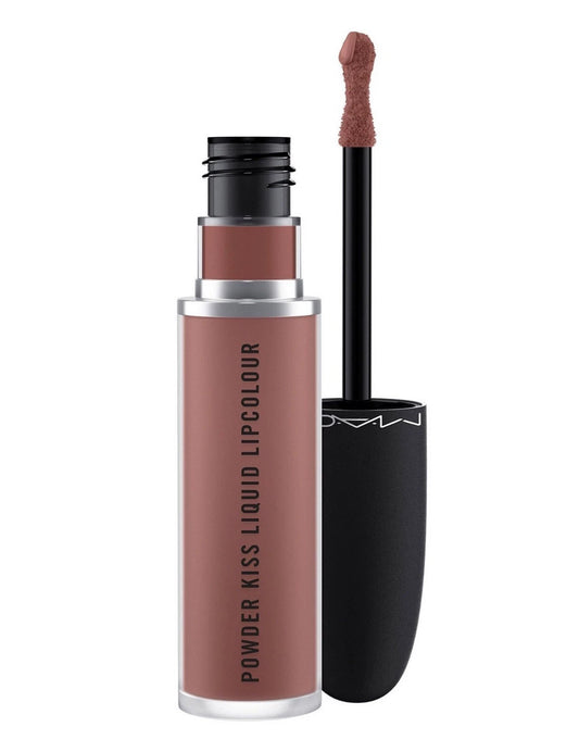 MAC Powder Kiss Liquid Lipcolour Shade 997 OVER THE TAUPE Full Size 5ml / .17oz