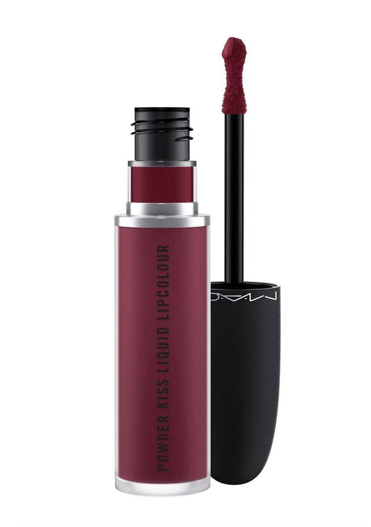 MAC Powder Kiss Liquid Lipcolour Shade 983 BURNING LOVE Full Size 5ml / 0.17oz